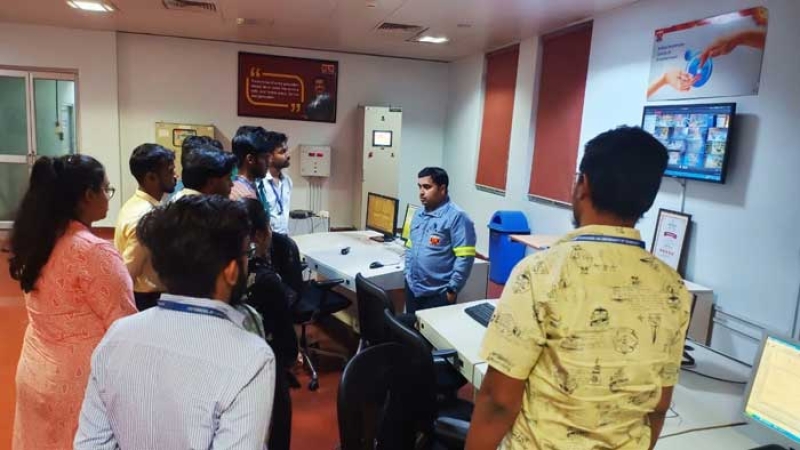 Industry visit of students of School of Mechanical Sciences to Hindalco Industries Ltd., Aditya Aluminium, Lapanga, Sambalpur on 09th February 2024