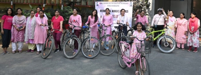 PINK SUNDAY ON CYCLES as a part of International Women's Day-2025