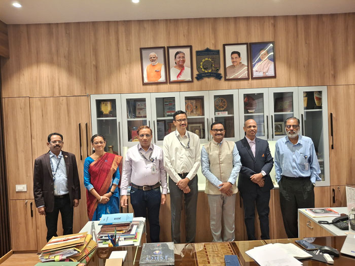 Visit of Director CBPO, Deputy Director CBPO ISRO Headquarters and Senior Scientists from different ISRO Centers to VSSUT Burla on 20 March 2025