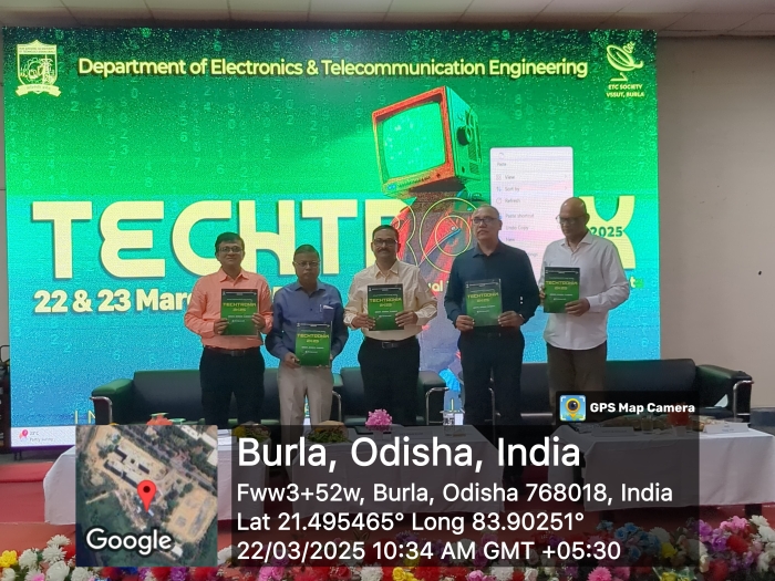 TECHTRONIX-2K25: Annual Technical Festival organized by Department of Electronics and Telecommunication Engineering in E-learning centre on 22 and 23 March 2025