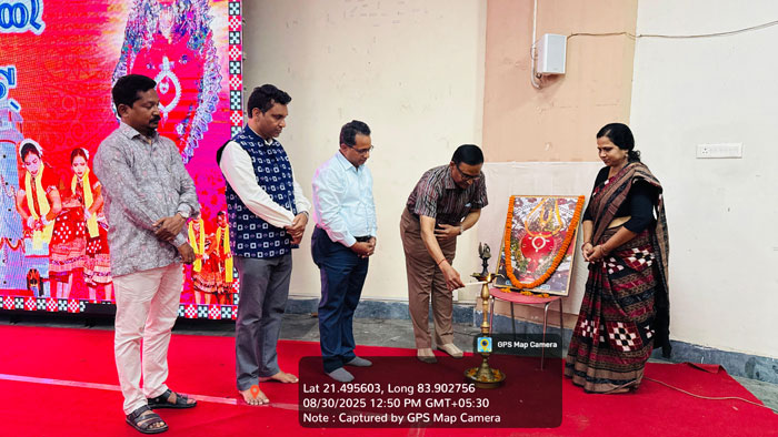 Nuakhai Bhetghat in E-learning centre VSSUT Burla on 30 August 2025